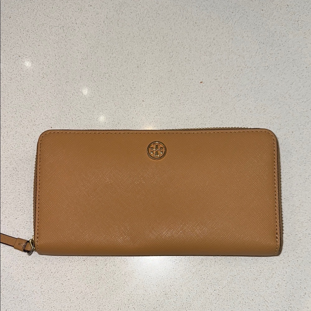 Tory Burch Tan Leather Wallet